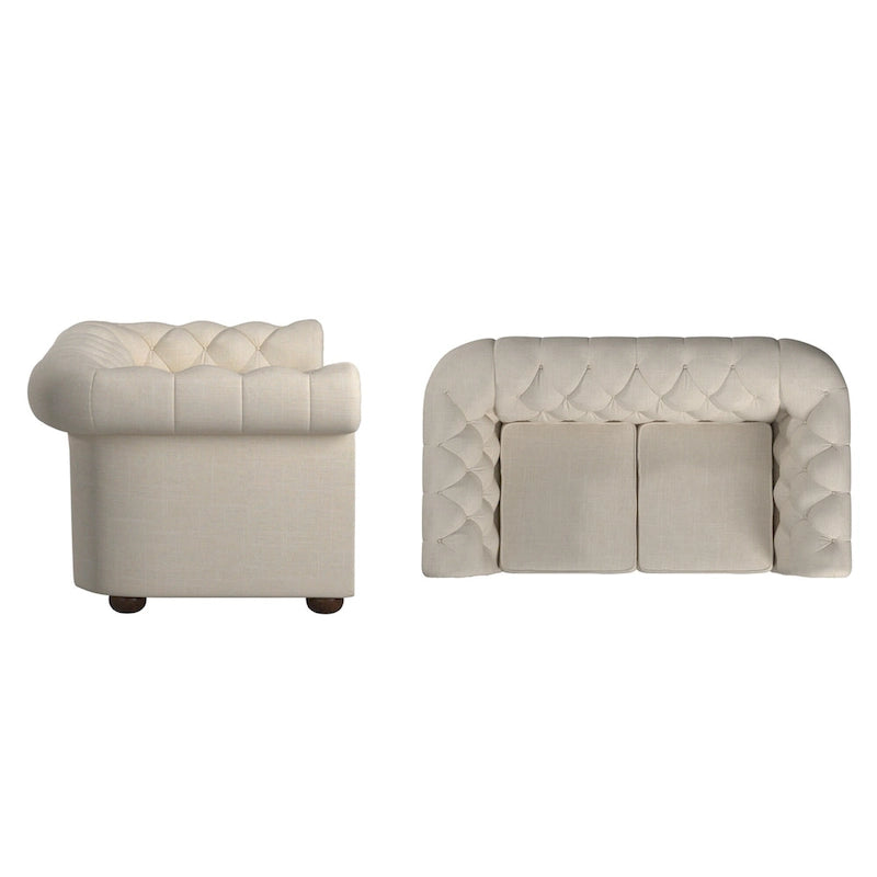 Causeuse Chesterfield moderne pour salon