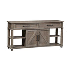 Console patinée taupe