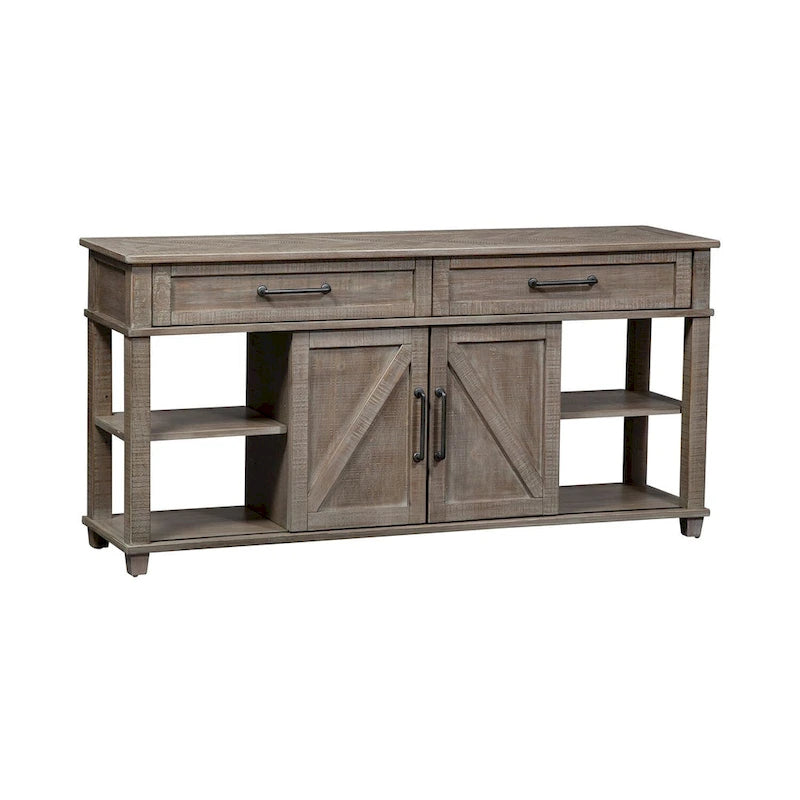 Console patinée taupe
