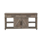 Console patinée taupe