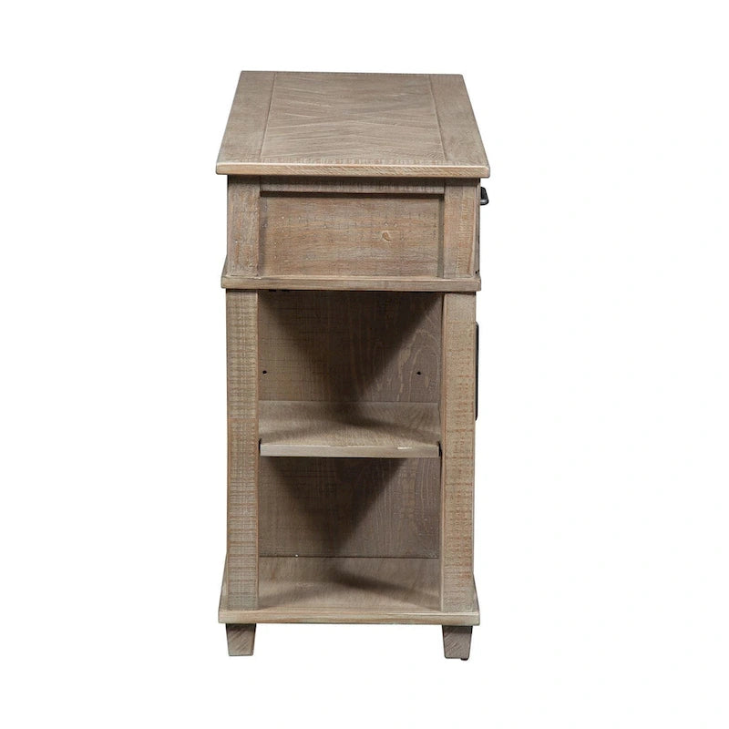 Console patinée taupe