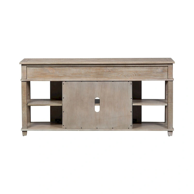 Console patinée taupe