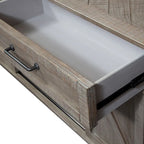 Console patinée taupe