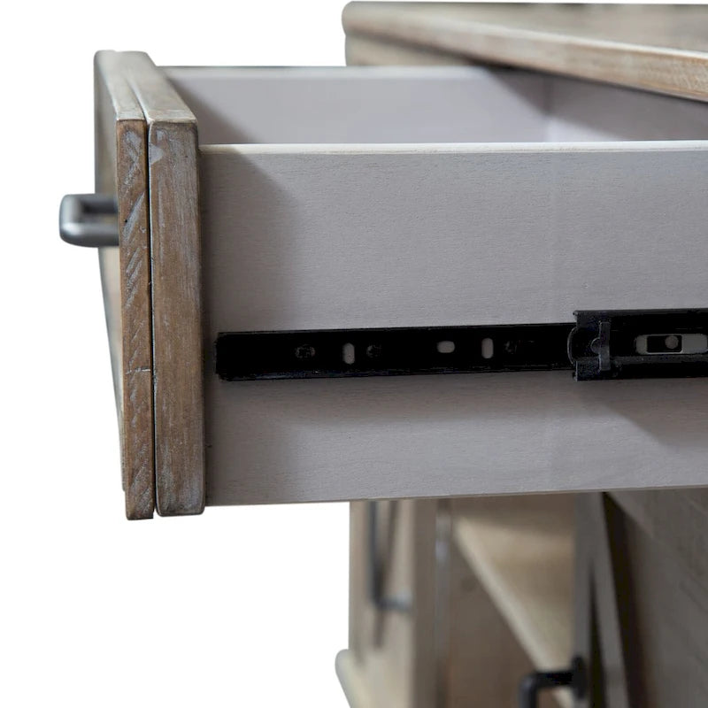 Console patinée taupe