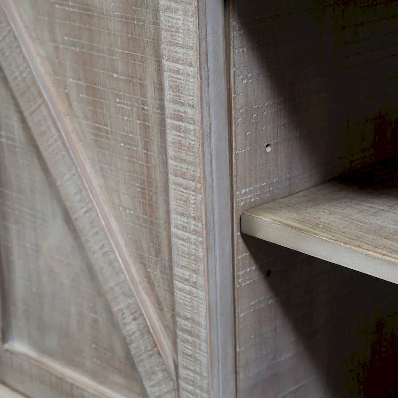 Console patinée taupe
