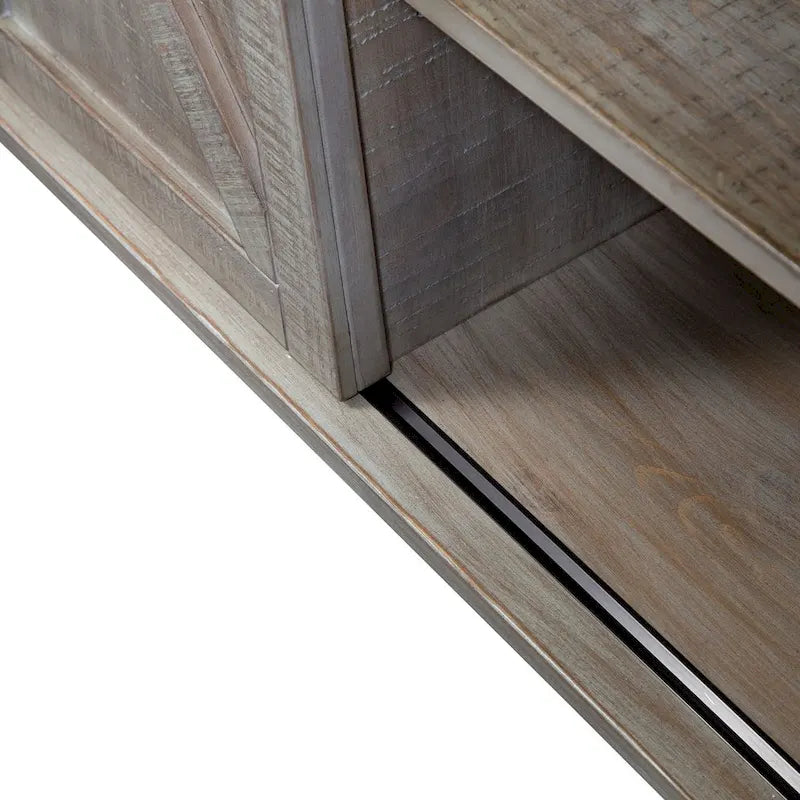Console patinée taupe