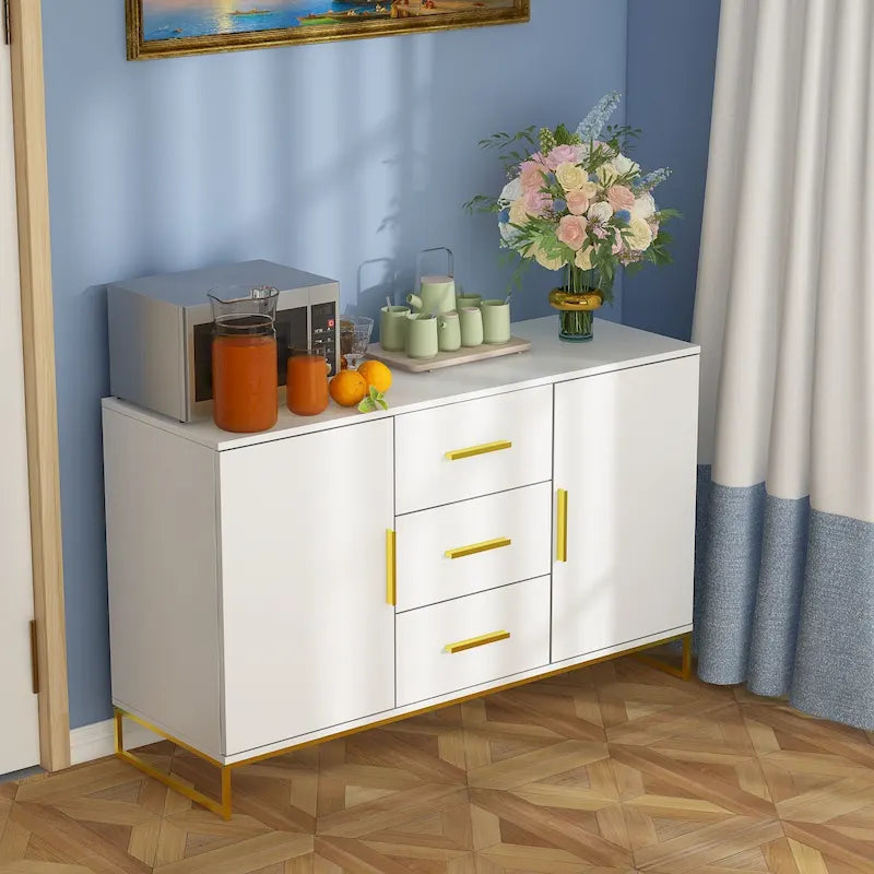 47.2L x 29.3H Buffet Armoire de rangement Vaisselier