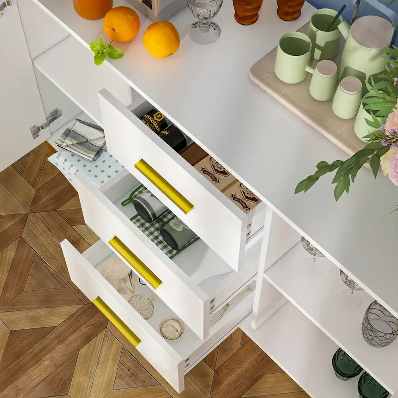 47.2L x 29.3H Buffet Armoire de rangement Vaisselier