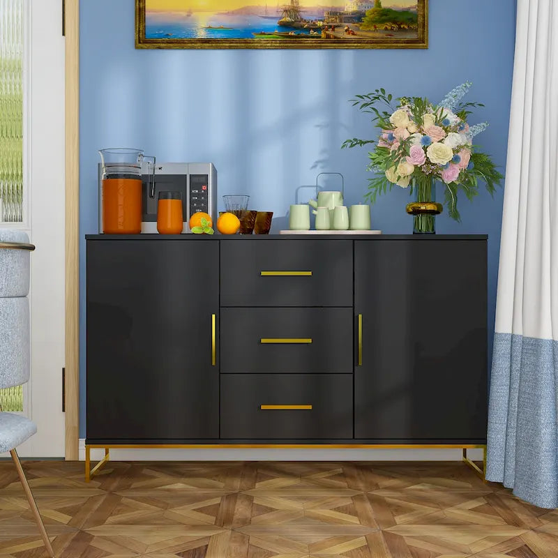 47.2L x 29.3H Buffet Armoire de rangement Vaisselier