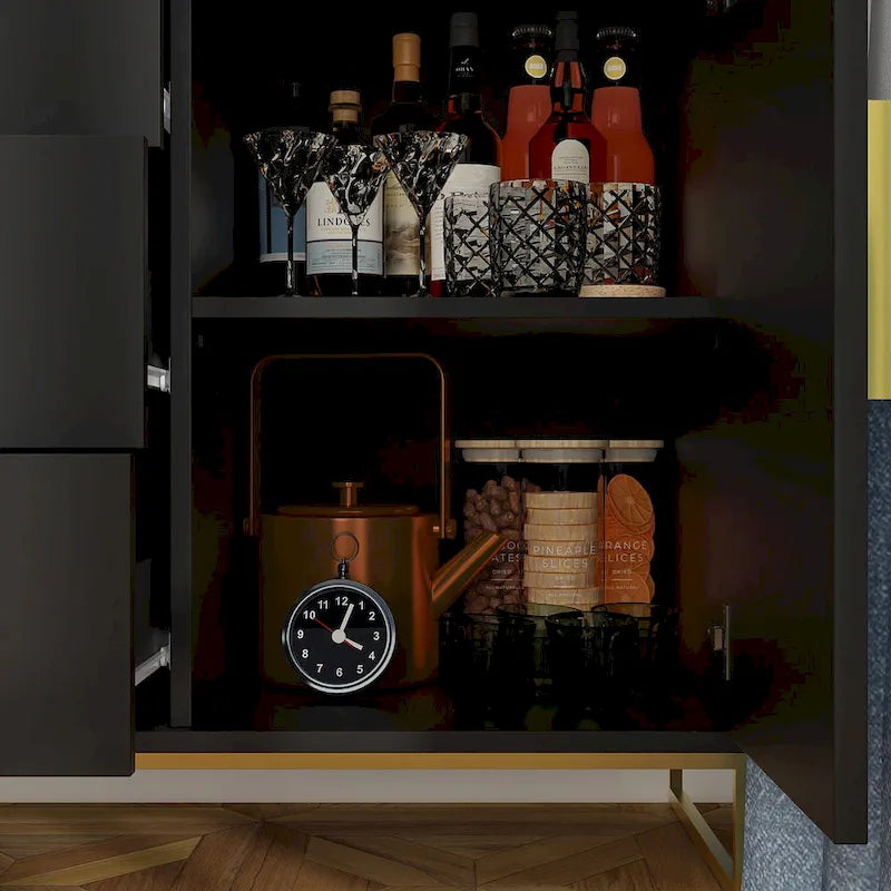 47.2L x 29.3H Buffet Armoire de rangement Vaisselier
