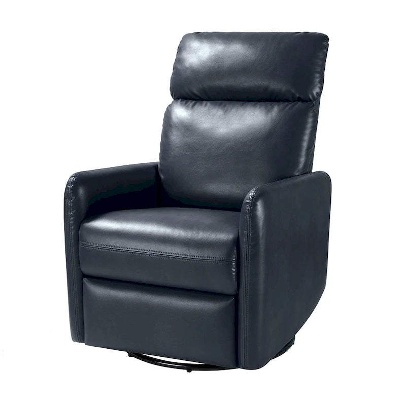 Fauteuil inclinable pivotant manuel Lyle avec base en métal