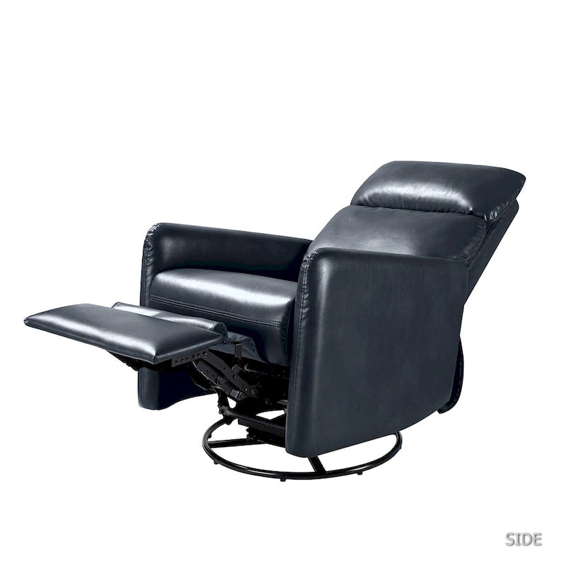 Fauteuil inclinable pivotant manuel Lyle avec base en métal