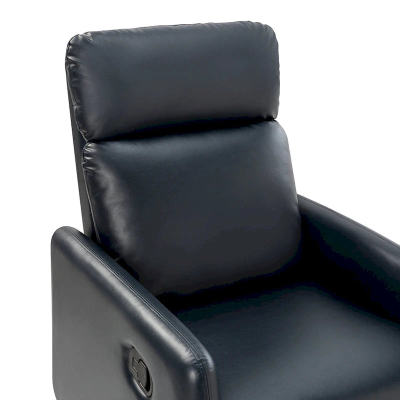 Fauteuil inclinable pivotant manuel Lyle avec base en métal