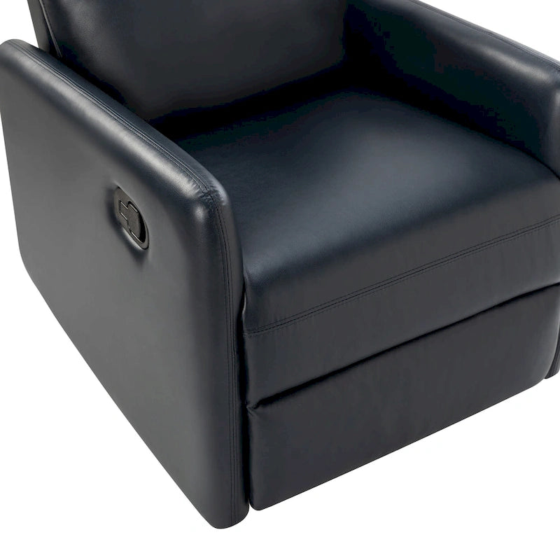 Fauteuil inclinable pivotant manuel Lyle avec base en métal