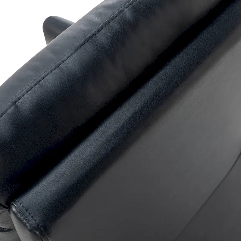Fauteuil inclinable pivotant manuel Lyle avec base en métal