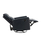 Fauteuil inclinable pivotant manuel avec base en métal