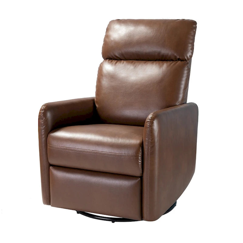 Fauteuil inclinable pivotant manuel Lyle avec base en métal