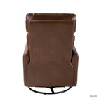 Fauteuil inclinable pivotant manuel avec base en métal