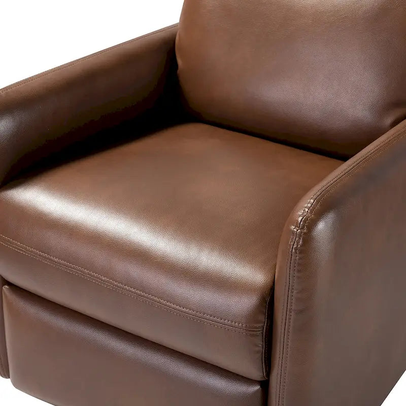 Fauteuil inclinable pivotant manuel Lyle avec base en métal