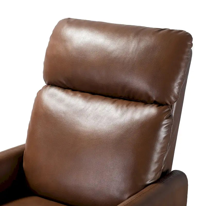 Fauteuil inclinable pivotant manuel Lyle avec base en métal