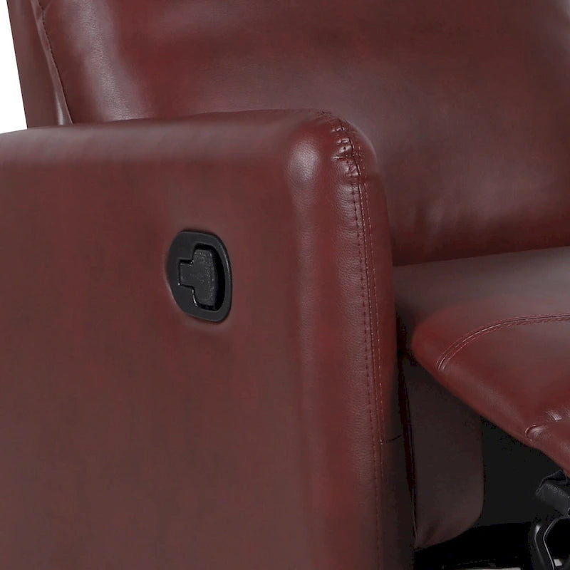 Fauteuil inclinable pivotant manuel Lyle avec base en métal