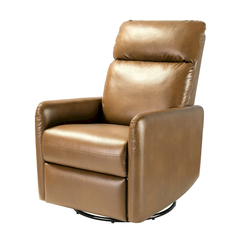 Fauteuil inclinable pivotant manuel Lyle avec base en métal