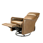 Fauteuil inclinable pivotant manuel avec base en métal