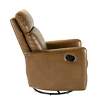 Fauteuil inclinable pivotant manuel avec base en métal