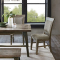 Chaise de salle à manger moderne (lot de 2), assise rembourrée avec pieds en bois massif pour salle à manger et cuisine