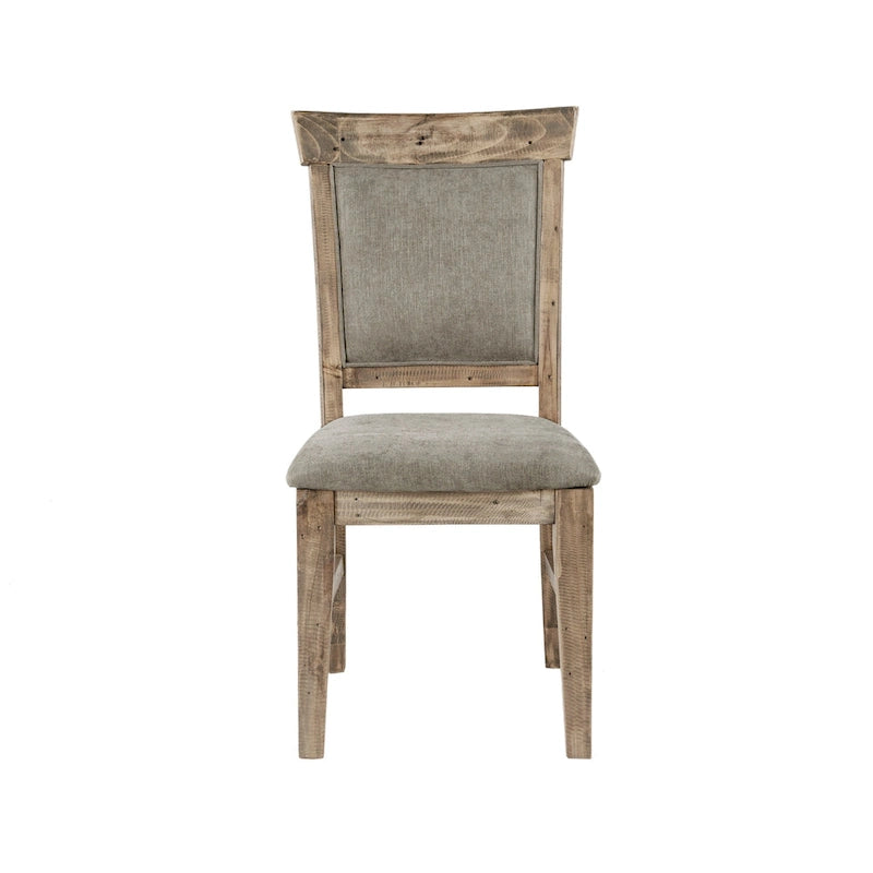 Chaise de salle à manger moderne (lot de 2), assise rembourrée avec pieds en bois massif pour salle à manger et cuisine