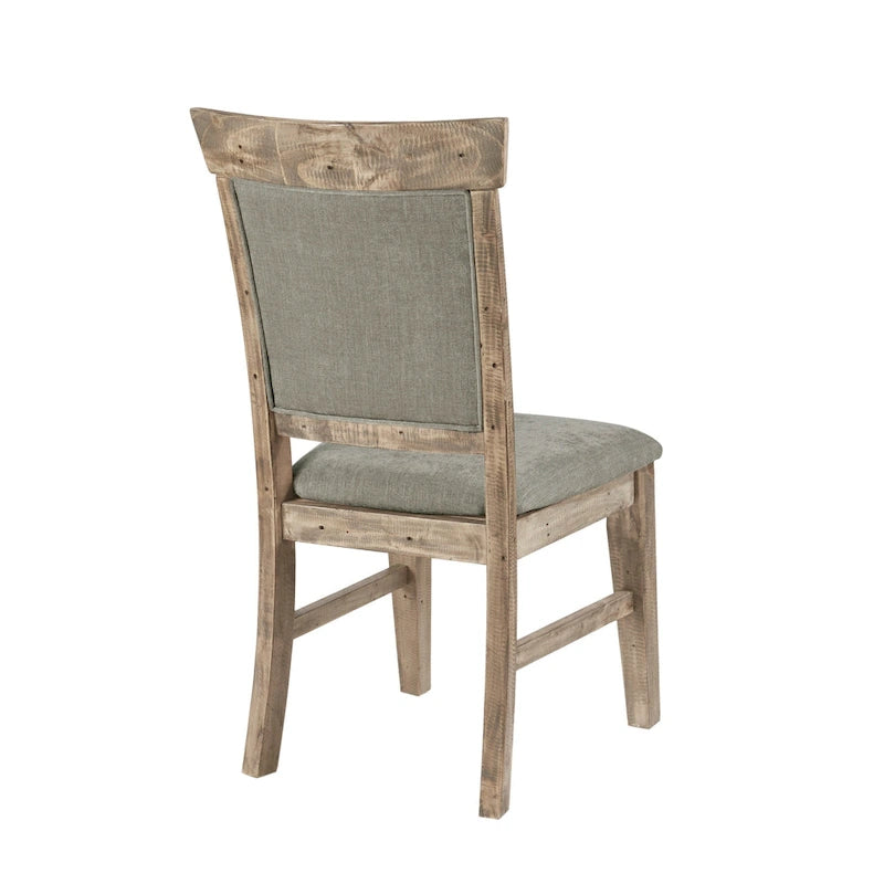 Chaise de salle à manger moderne (lot de 2), assise rembourrée avec pieds en bois massif pour salle à manger et cuisine
