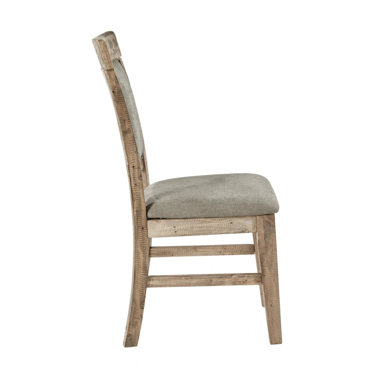 Chaise de salle à manger moderne (lot de 2), assise rembourrée avec pieds en bois massif pour salle à manger et cuisine