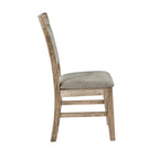 Chaise de salle à manger moderne (lot de 2), assise rembourrée avec pieds en bois massif pour salle à manger et cuisine