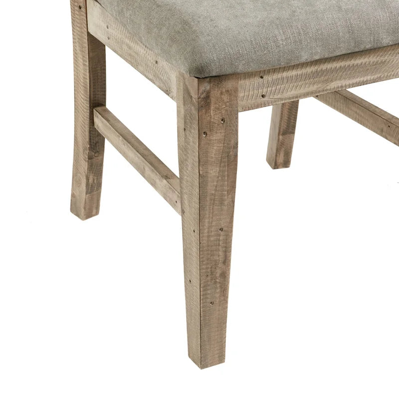 Chaise de salle à manger moderne (lot de 2), assise rembourrée avec pieds en bois massif pour salle à manger et cuisine