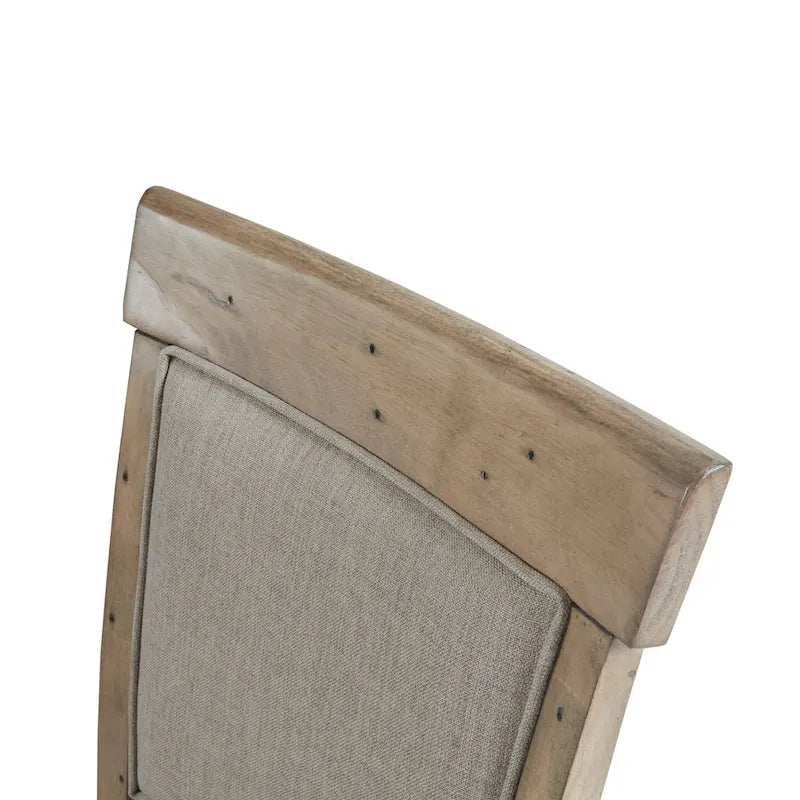 Chaise de salle à manger moderne (lot de 2), assise rembourrée avec pieds en bois massif pour salle à manger et cuisine