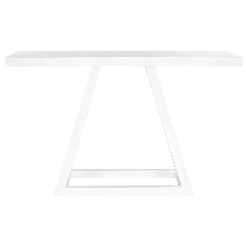 Console Marla laquée blanche - 51 x 15,6 x 31,5 - 51 La x 16 P x 32 H