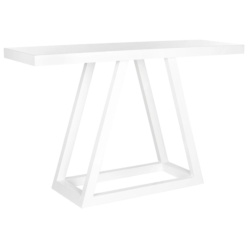 Console Marla laquée blanche - 51 x 15,6 x 31,5 - 51 La x 16 P x 32 H