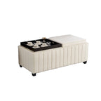 Banc de rangement ottoman rembourré pour chambre d'enfant, salon