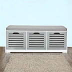 Banc de rangement avec 3 tiroirs - 35 P x 105 L x 43 H cm