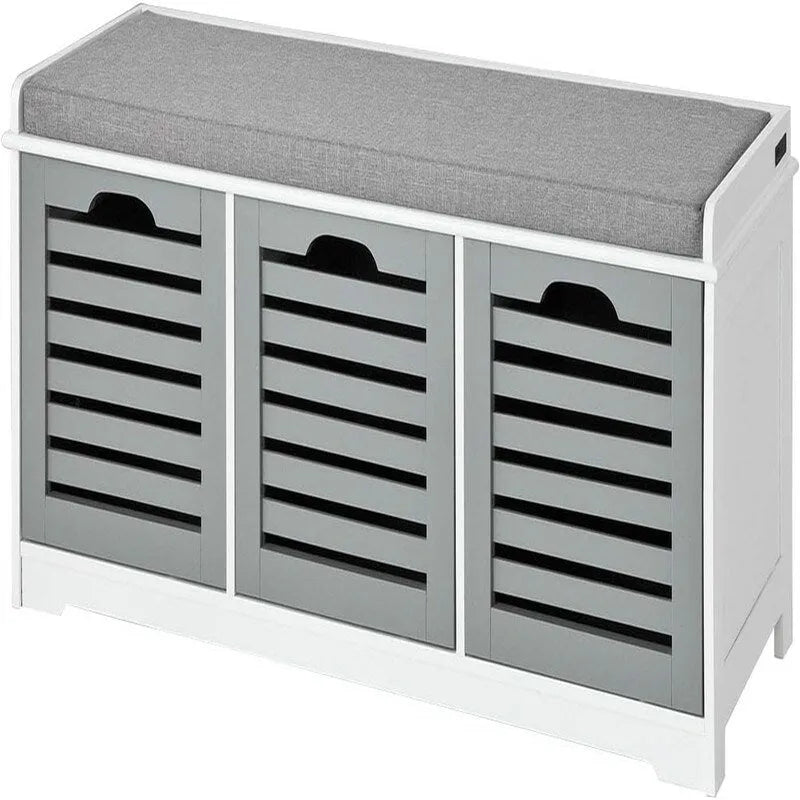 Banc de rangement avec 3 tiroirs - 35 P x 105 L x 43 H cm